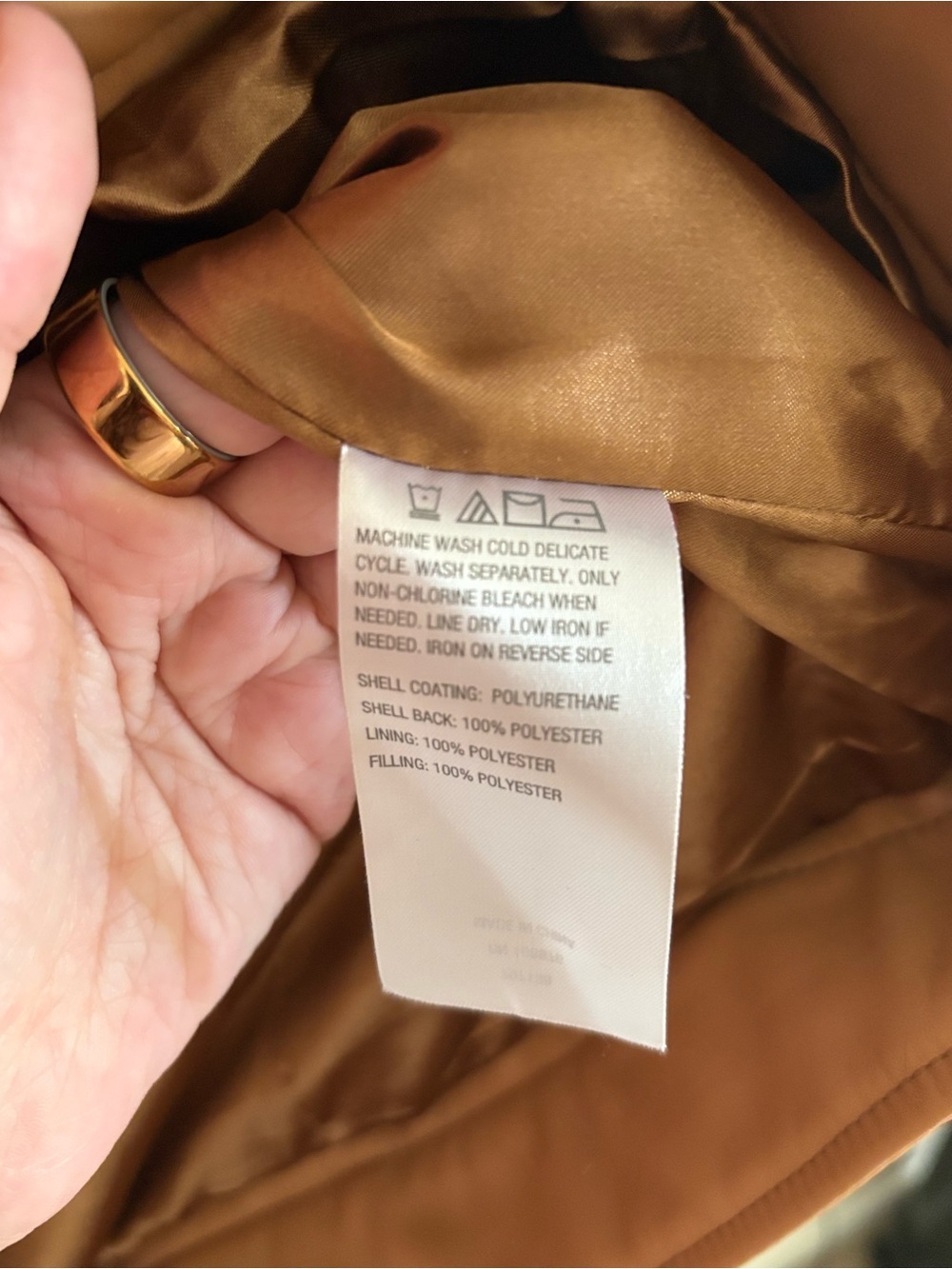 G by Giuliana Quilted Utility Jacket in Tan - Picture 5 of 5